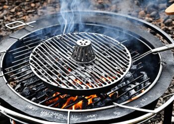 Anzündkamin beim Einsatz