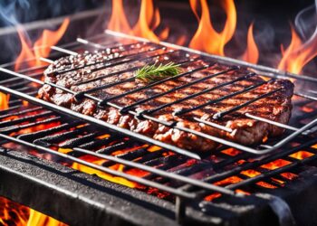 Ausbrennen des Grills