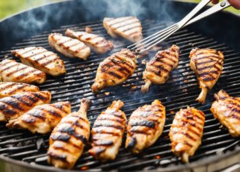BBQ-Hähnchen Grilltechniken