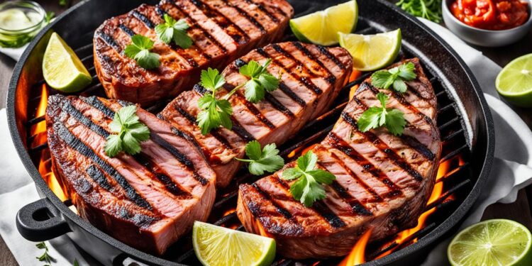 Bürgermeisterstück beim Grillen