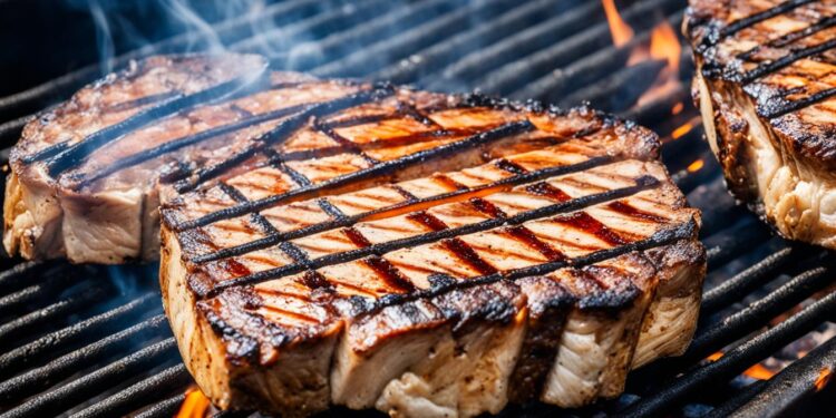 Butterfly-Schnitt beim Grillen