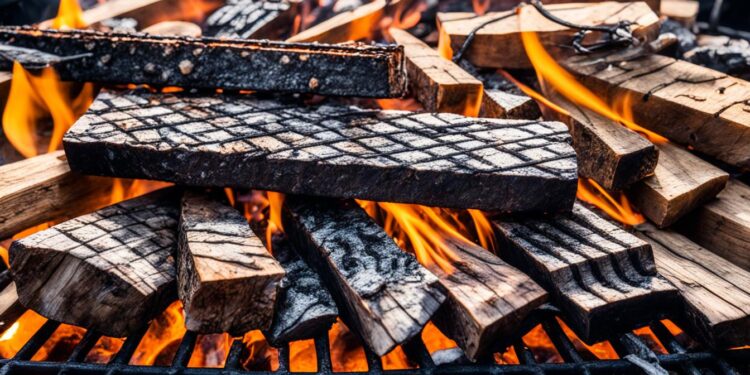 Chunks für das Räuchern beim Grillen