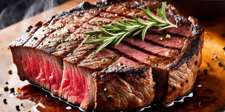 Dry Aged Steak auf dem Grill