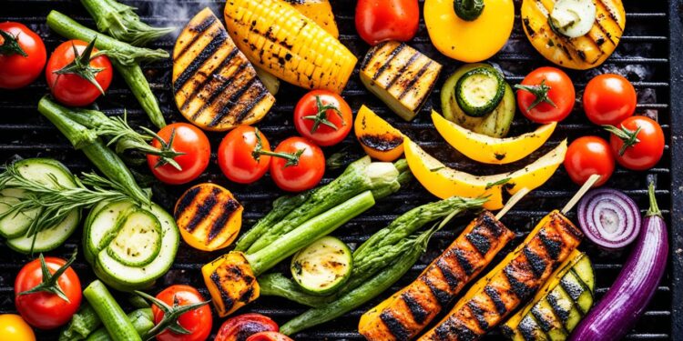 Gemüse grillen