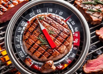 Perfekt gegartes Fleisch mit Fleischthermometer