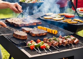 Traditionelle Flachgrillen Methode