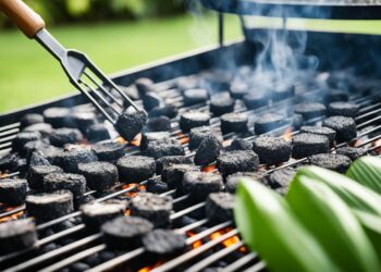 Grillen mit Kokoskohle