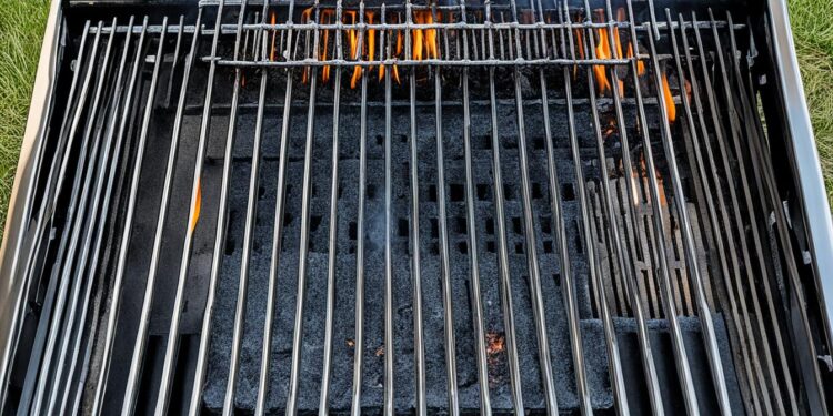 Jet-Flame-Brenner beim Grillen