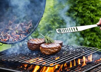 Kugelgrill beim Grillen