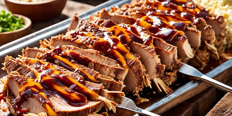 Langsam gegrilltes Pulled Pork