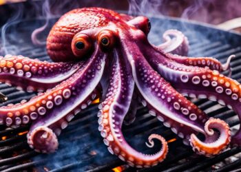 Oktopus Grillen