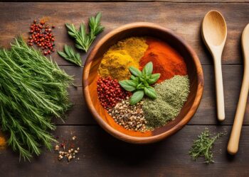 Gewürzmix für Rub beim Grillen