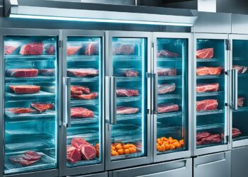 Reifeschrank bei der Fleischveredelung