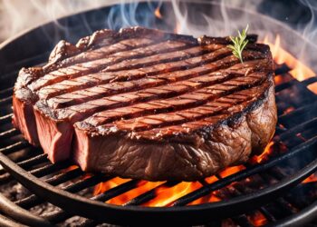 Rib-Eye-Steak und Grill