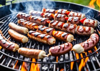 Ringburner beim Grillen