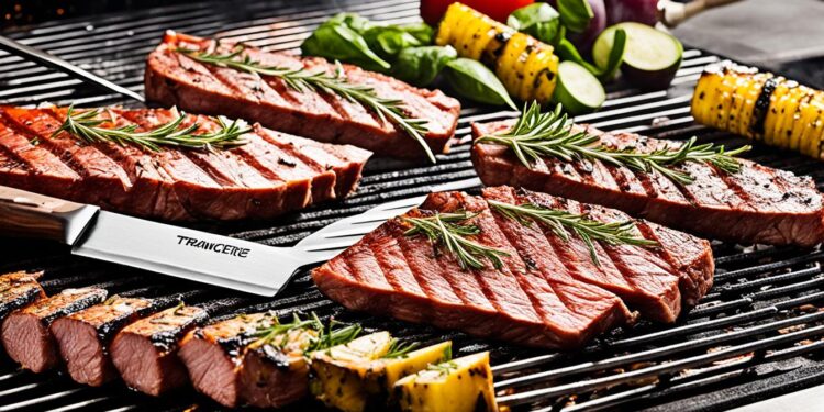 Tranchierbesteck beim Grillen