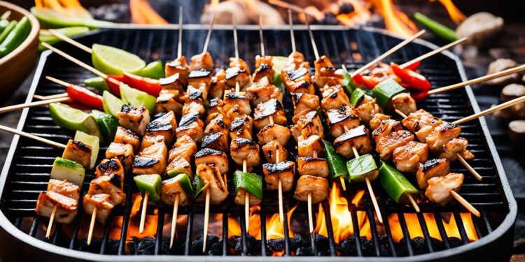 Authentische Yakitori-Spieße