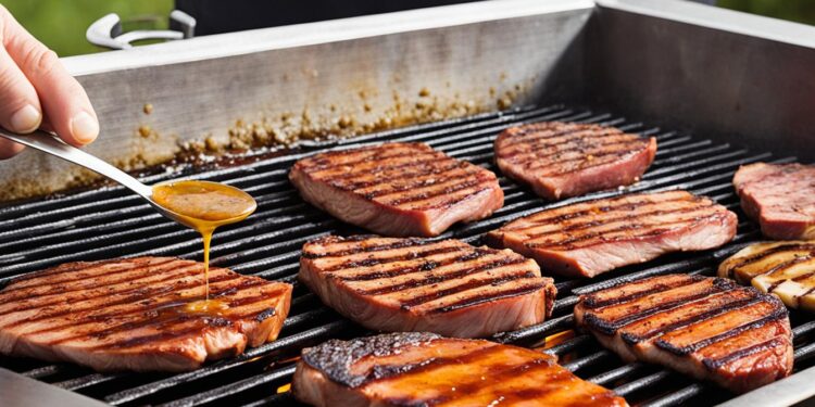 Zubereitung einer Würzmarinade beim Grillen